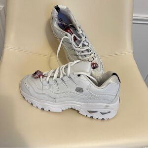 Skechers White Athletic Sneakers brand new size 8.5